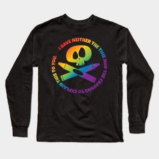 Crayons Long Sleeve T-Shirt